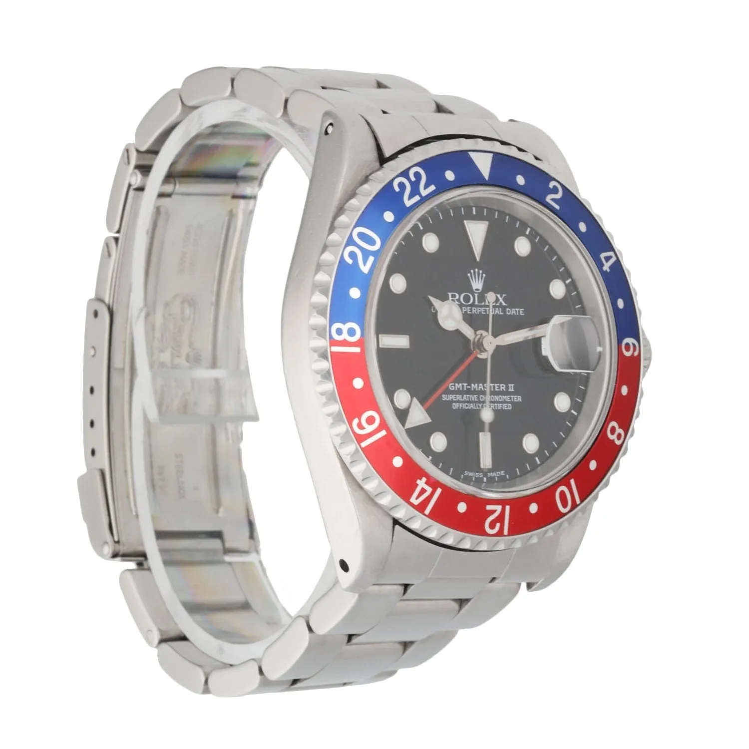 Rolex GMT Master II 16710 Pepsi Bezel Men's Watch