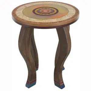 Round End Table by Sticks END002 D75922
