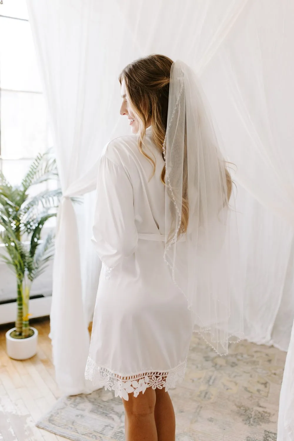 Roycebridal Kennedy Blue Emily Beaded Crystal Edge Veil