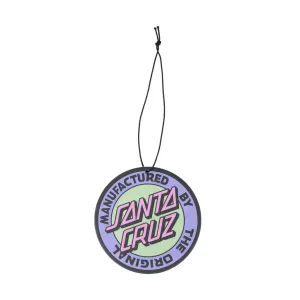 SANTA CRUZ MFG DOT RETRO AIR FRESHENER - GREEN MULTI