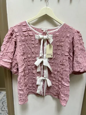 Self Tie Crinkle Top