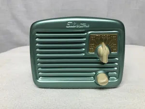 Silvertone 8003 Midget Tube Radio With Bluetooth input.