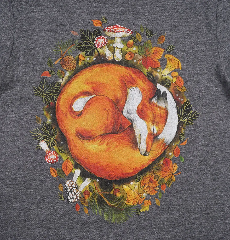 Sleeping Fox Unisex T-shirt