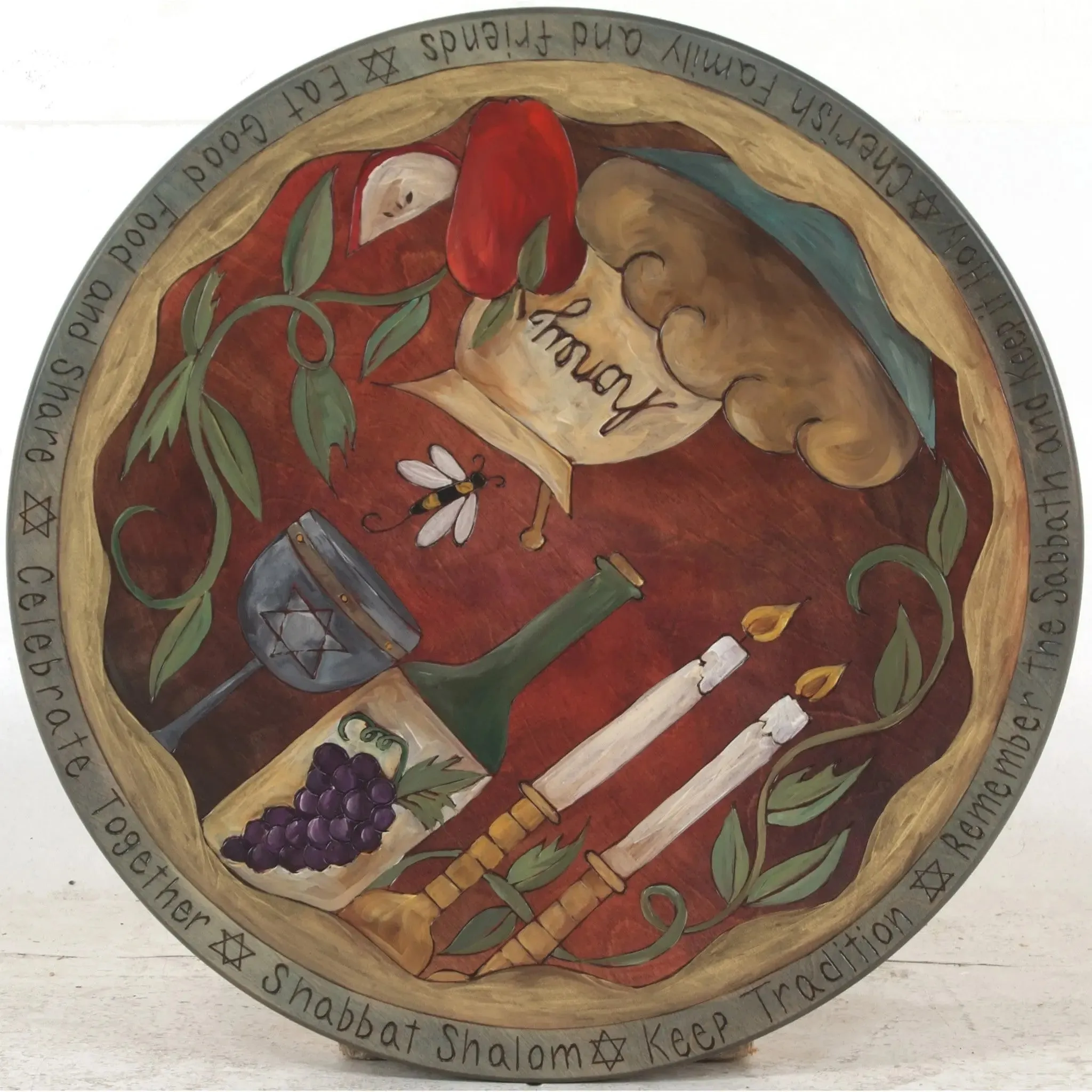 Small Lazy Susan by Sticks, Judaica, LZY001-S33198