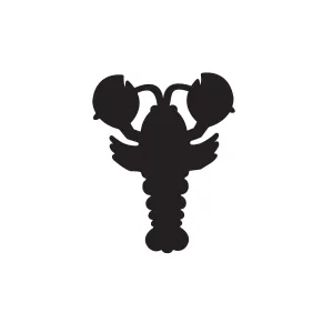 Small Lobster - Mini Cabochons - 10 Pairs