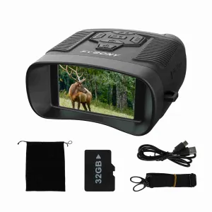 Svbony SA206 Night Vision Goggles Binoculars 4K Digital Infrared for Hunting, Bird Watching, Wildlife Observation, Night Fishing Camping - F9394A