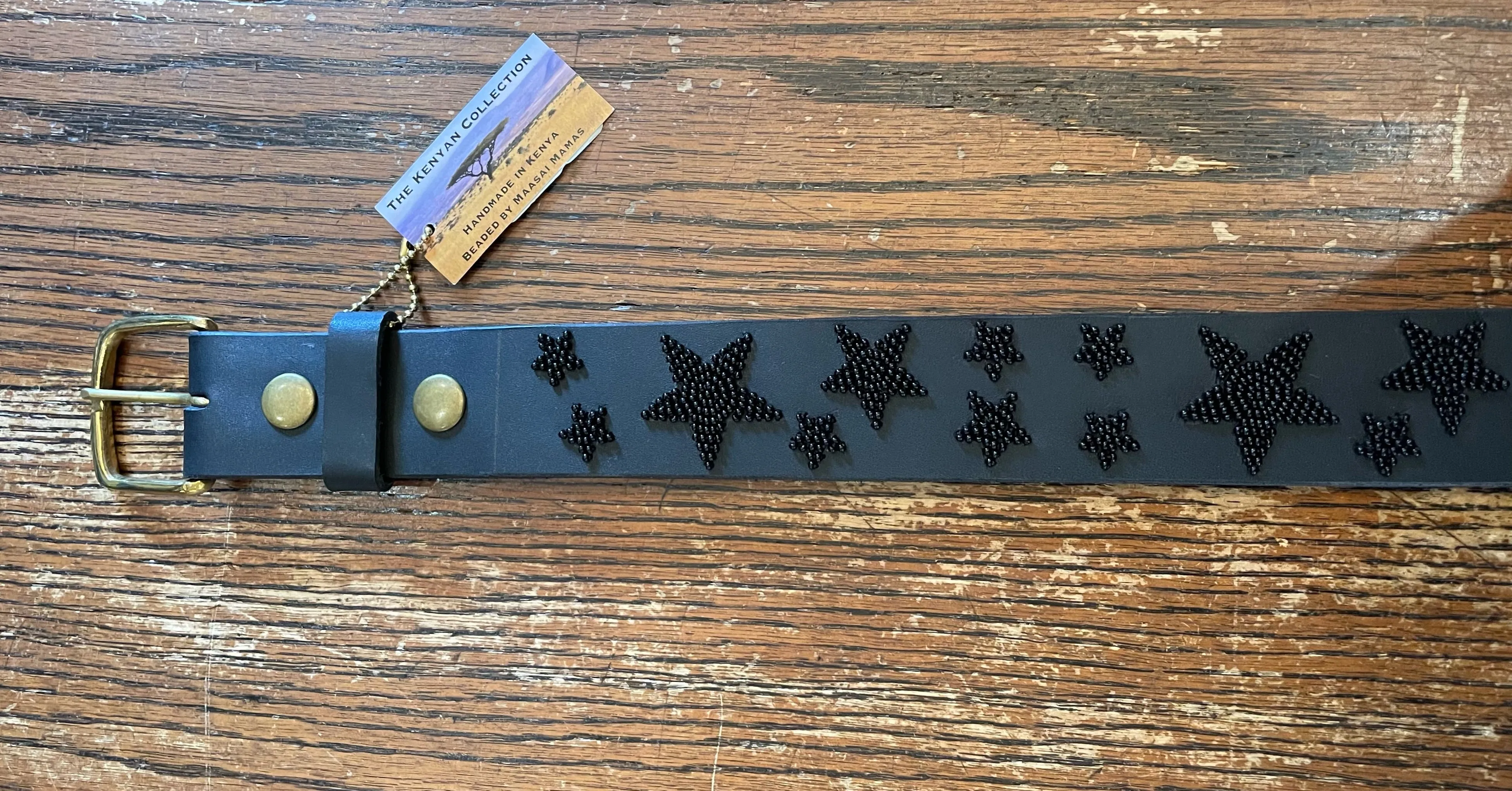 The Kenyan Collection Wide Beaded Belt
