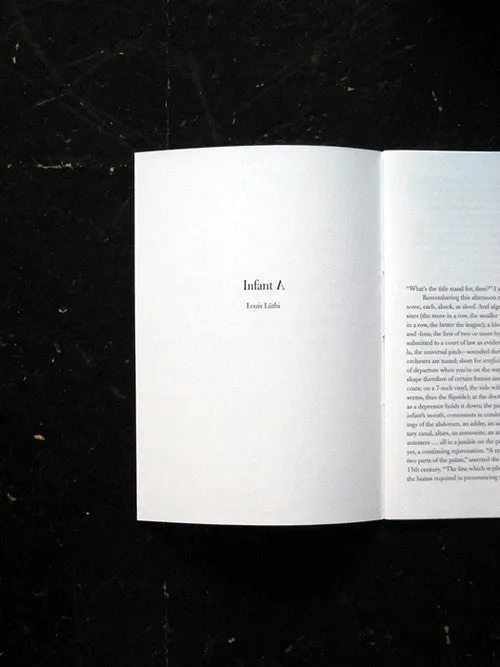The Social Life of the Book #3: Infant A