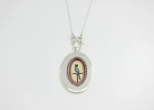Timeless, elegant, and artistic Koel (bird) necklace