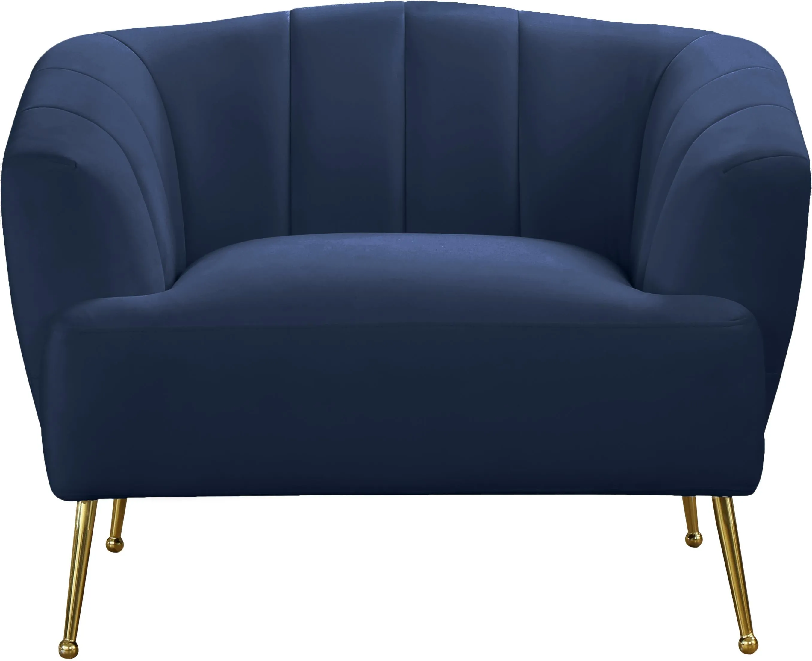 Tori Navy Velvet Chair
