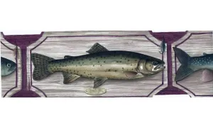 Trout Fish SD25006 Wallpaper Border