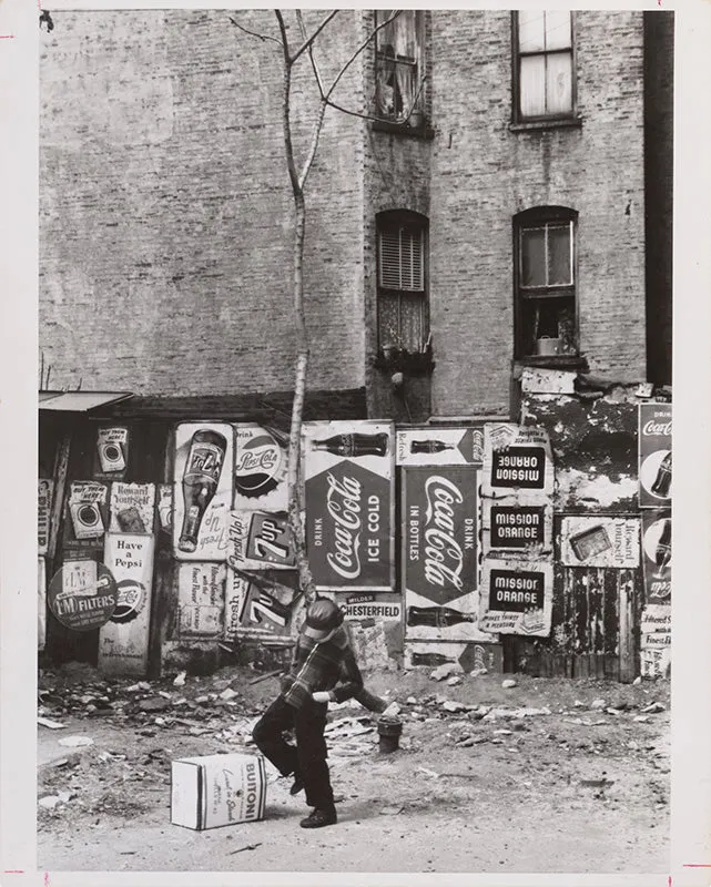 Untitled (Boy kicking box)