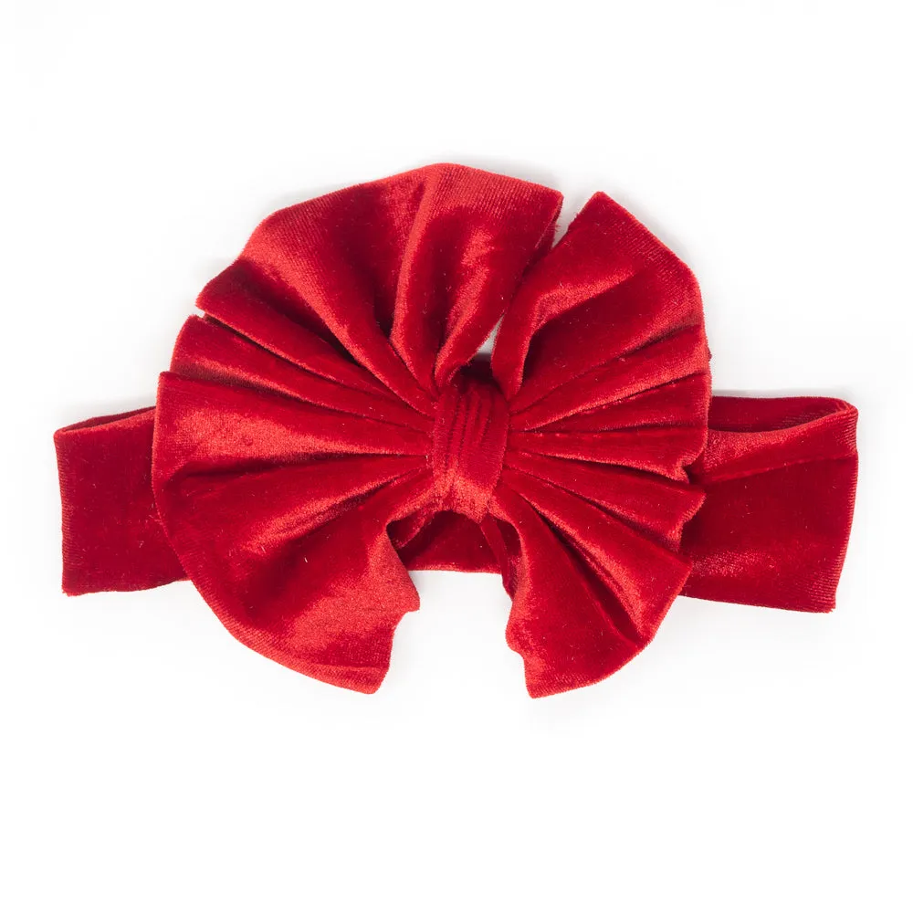 Velvet Bow Headband (Clearance)