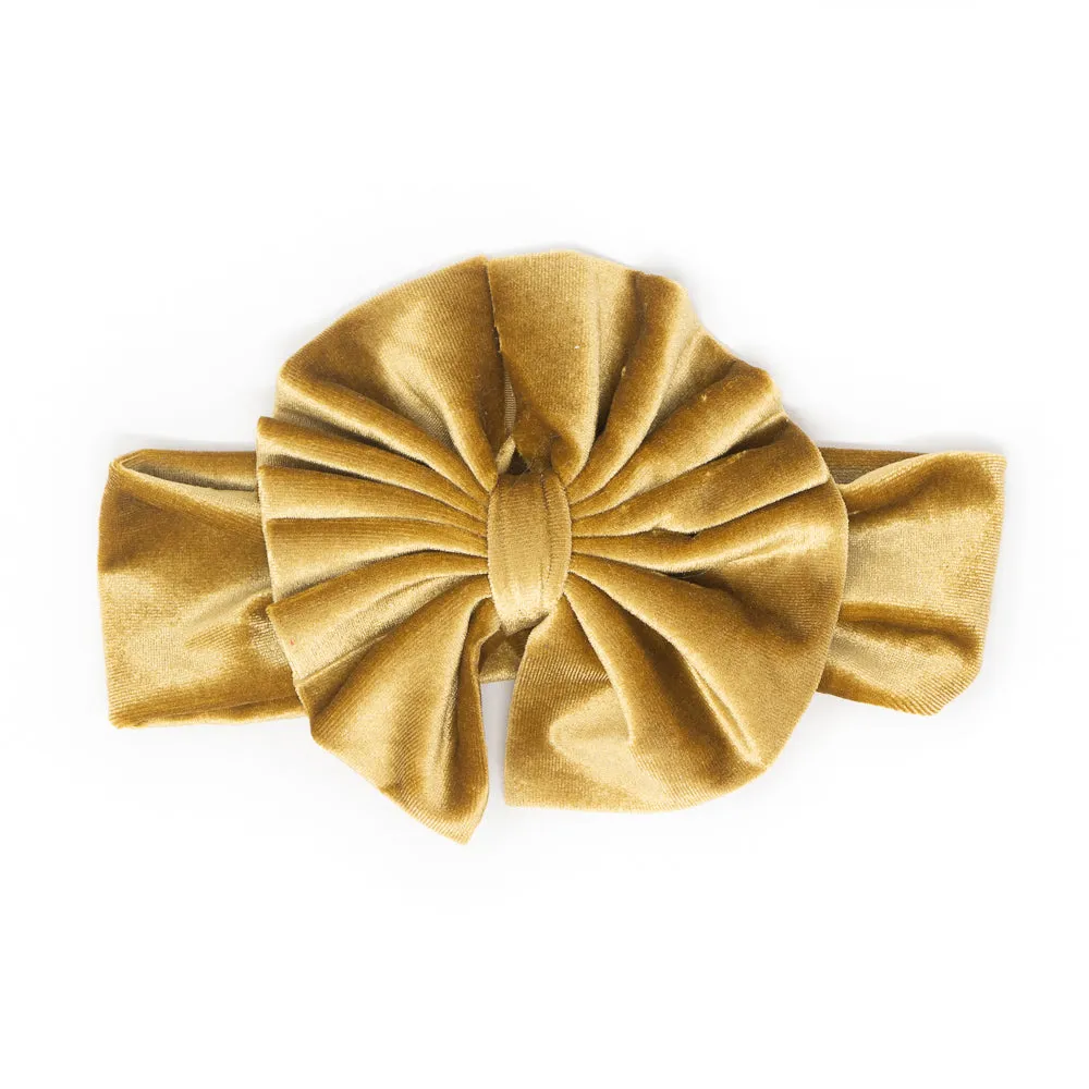 Velvet Bow Headband (Clearance)