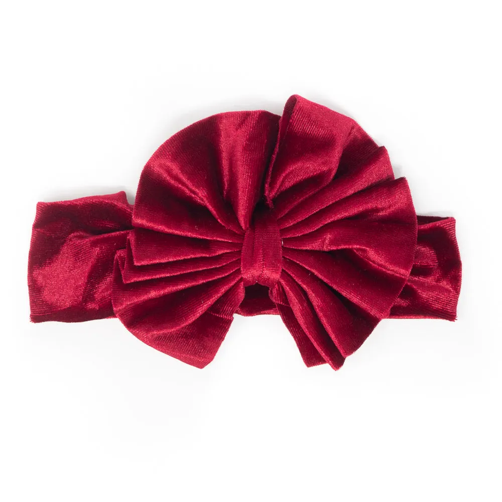 Velvet Bow Headband (Clearance)