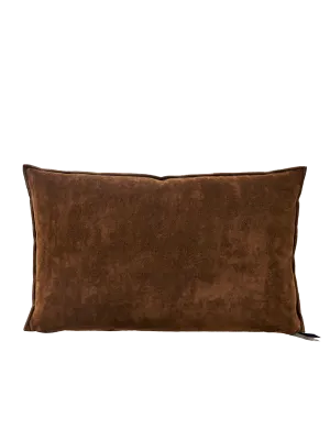 Velvet Lumbar in Havane