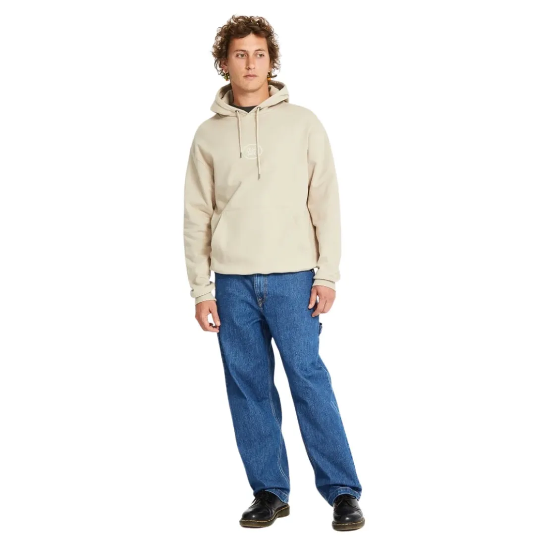 Volcom Handerry Pullover Hood - Light Khaki