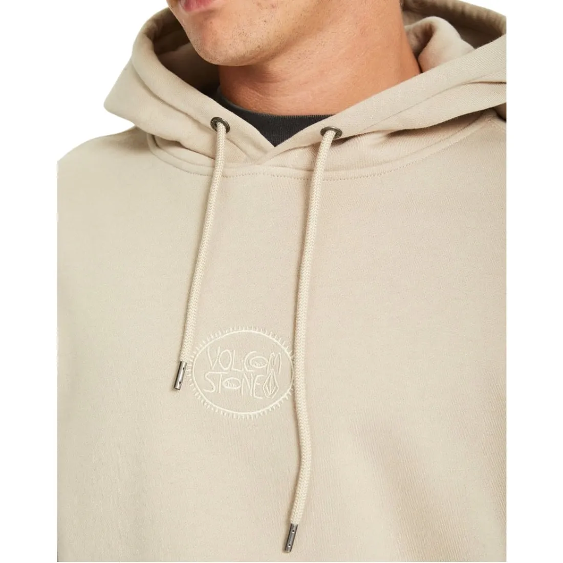 Volcom Handerry Pullover Hood - Light Khaki
