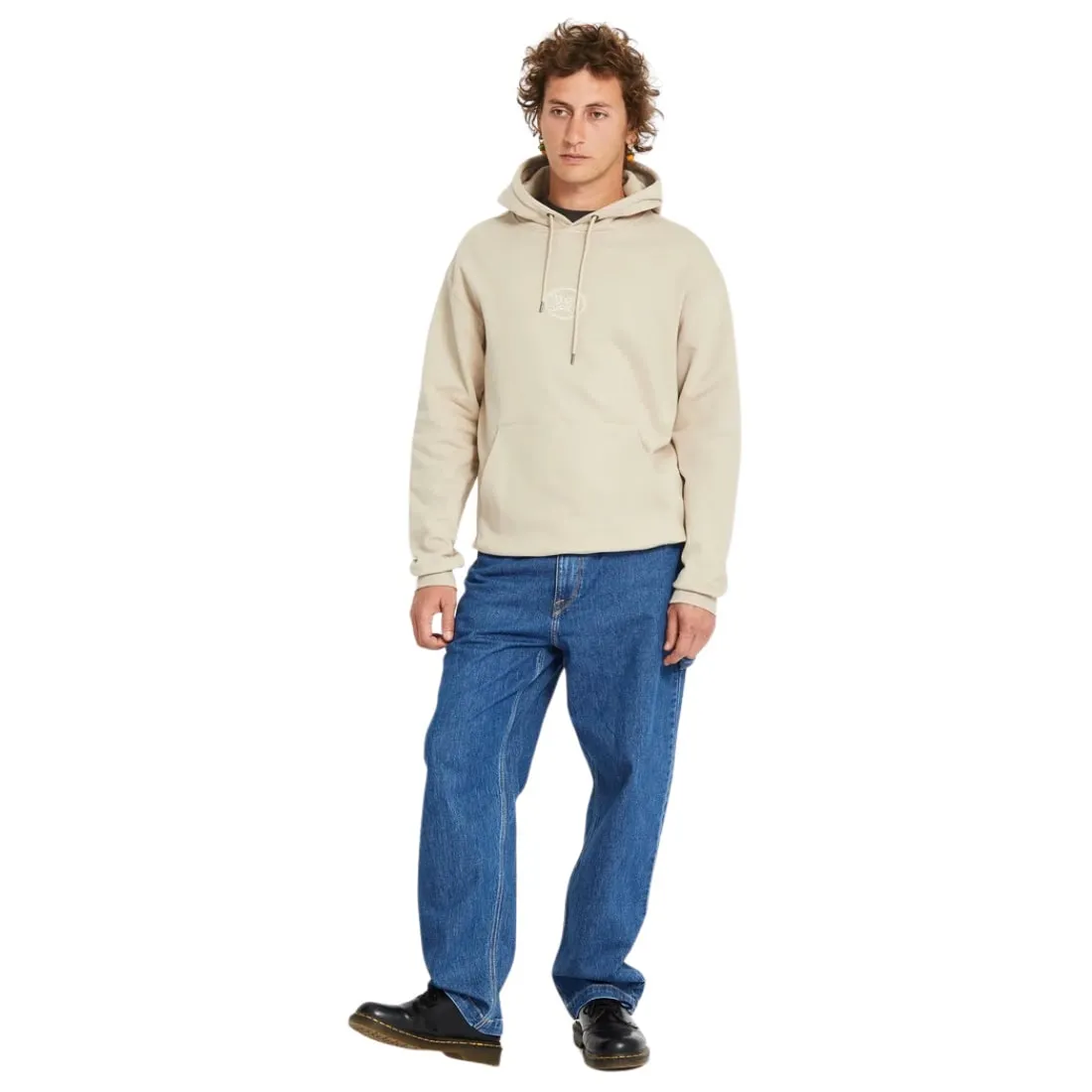 Volcom Handerry Pullover Hood - Light Khaki