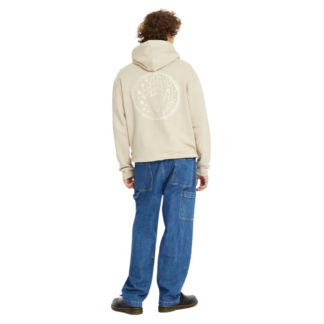 Volcom Handerry Pullover Hood - Light Khaki
