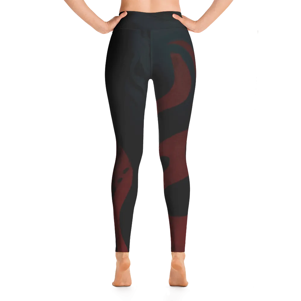 Wearable Art Leggings : Firebrand