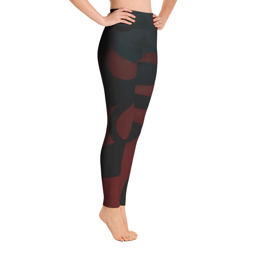 Wearable Art Leggings : Firebrand
