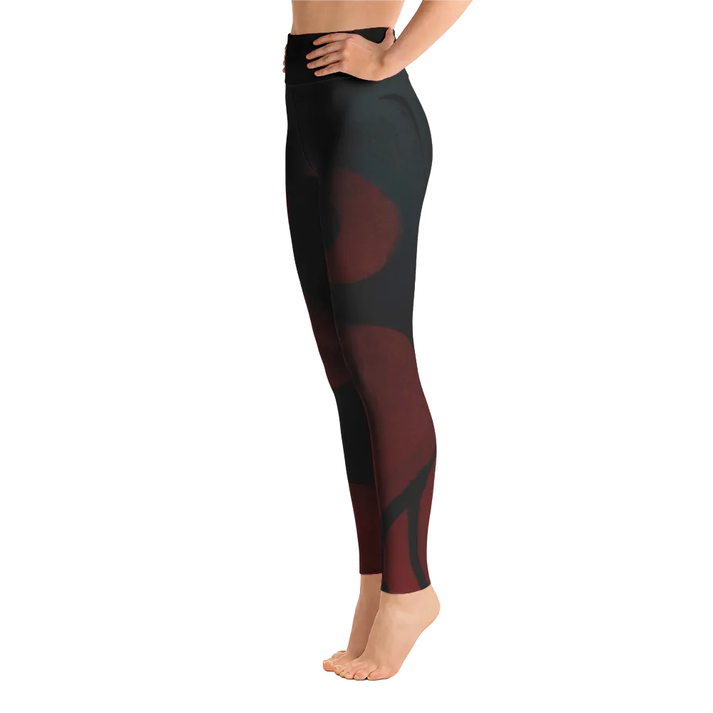 Wearable Art Leggings : Firebrand