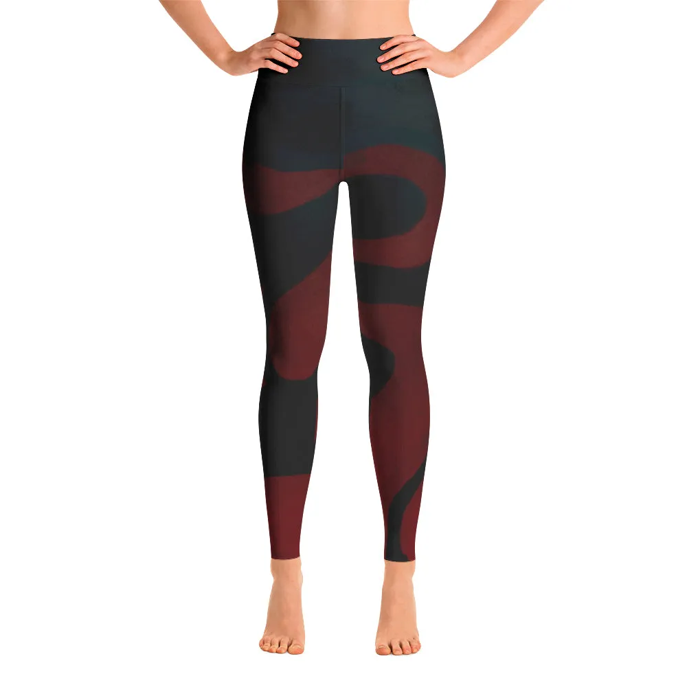 Wearable Art Leggings : Firebrand