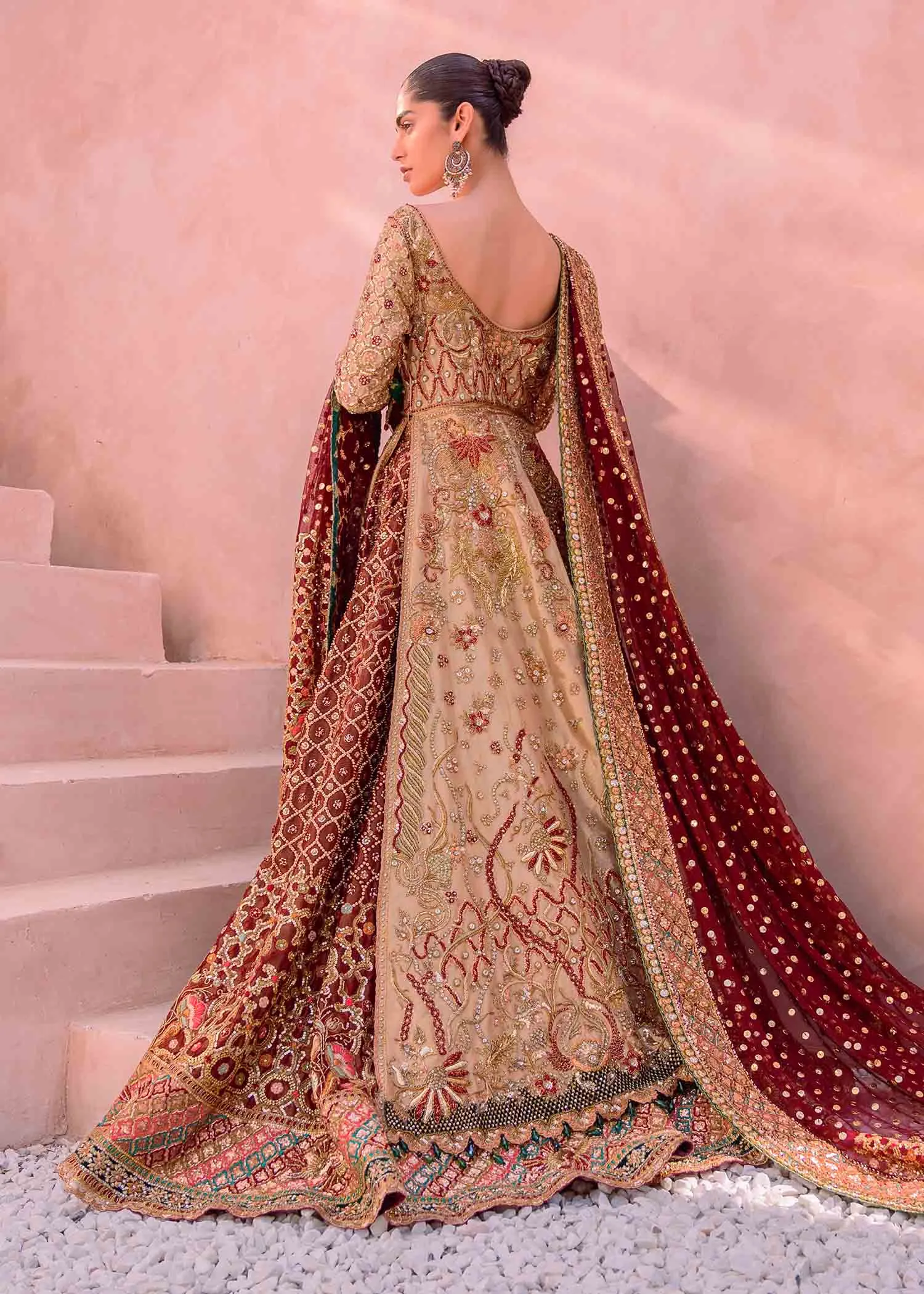 Zainab Chottani Lehenga and Gown Pakistani Bridal Dress